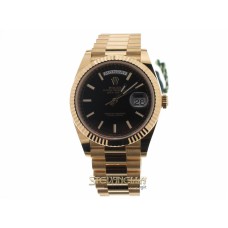 Rolex Day-Date 40 Black ref. 228238 President oro giallo 18kt nuovo